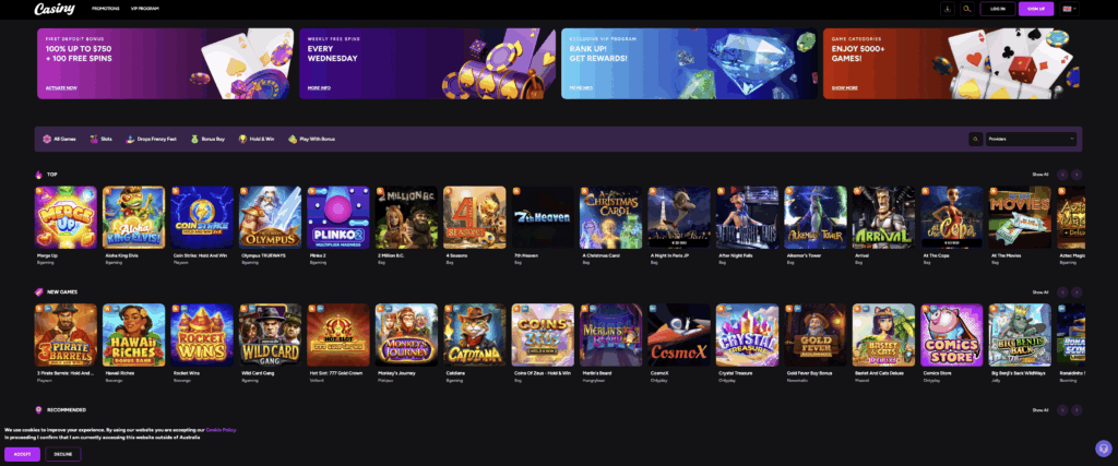 Comprehensive Casiny Casino Review Unveiling the Truth Behind the Spin