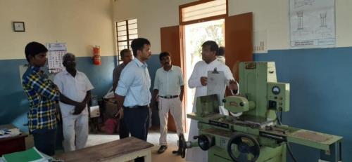 Pastor Lenssen Polytechnic - Visit of Thiru.Pratik Tayala, IAS